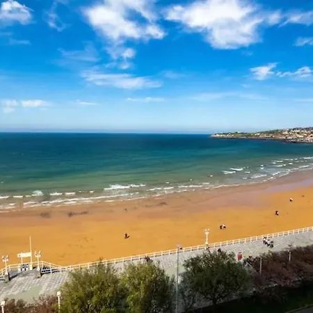Ezcurdia 22 Playa De San Lorenzo Primera Línea Apartamento